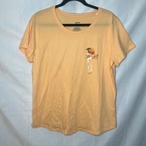 NWT SONOMA PEACHY GRAPHIC TEE (L)